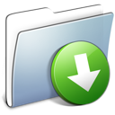 Graphite Smooth Folder DropBox Icon 128x128 png